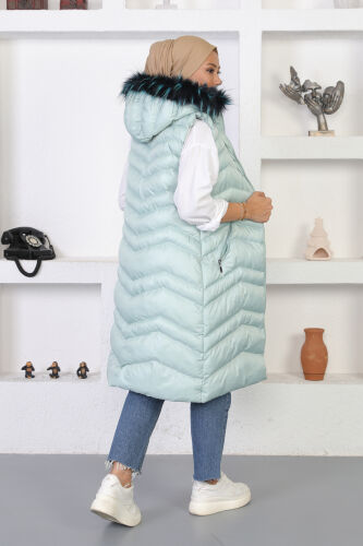 Urumçi Şişme Yelek TS0557 Mint - 5