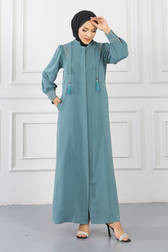 Gizli Pat Taşlı Ferace TS0349 Mint - 4