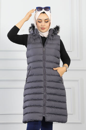 Hınıs Şişme Yelek TS0565 ANTRASİT - 6