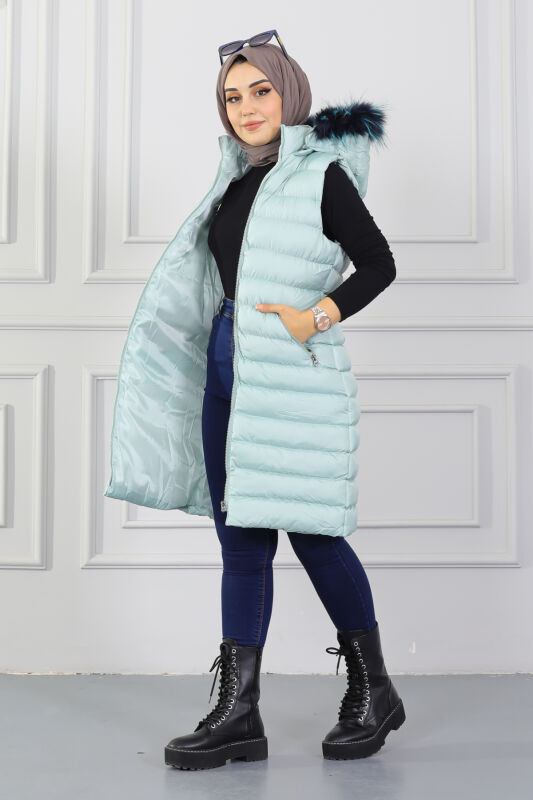 Hınıs Şişme Yelek TS0565 Mint - 5