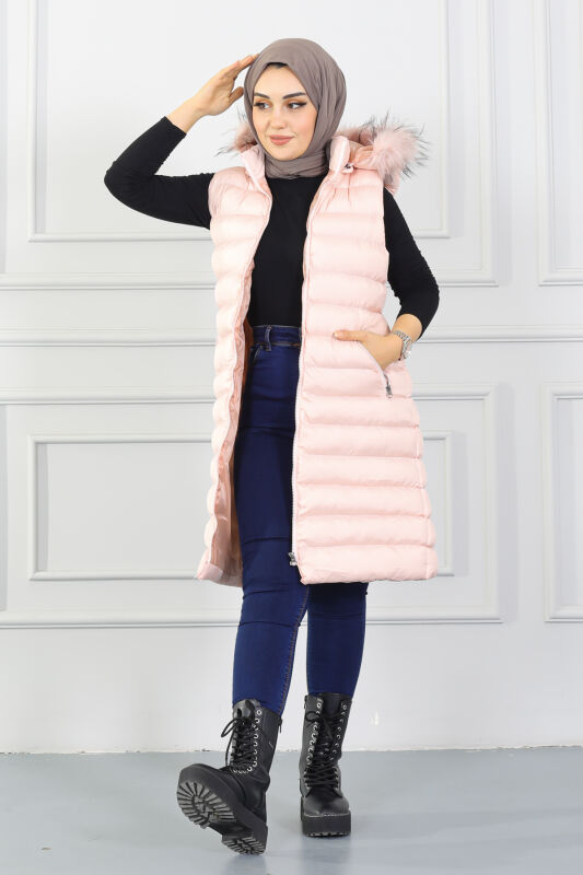 Hınıs Şişme Yelek TS0565 Pudra - 4