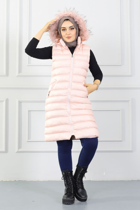 Hınıs Şişme Yelek TS0565 Pudra - 1