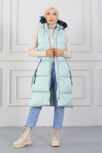 North İce Şişme Yelek TS0569 Mint - 8