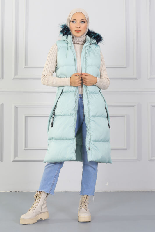 North İce Şişme Yelek TS0569 Mint - 8