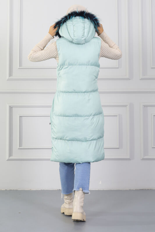 North İce Şişme Yelek TS0569 Mint - 4