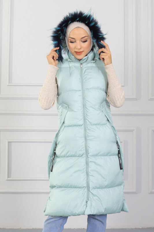 North İce Şişme Yelek TS0569 Mint - 5
