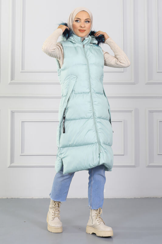 North İce Şişme Yelek TS0569 Mint - 2