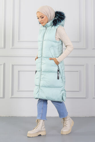 North İce Şişme Yelek TS0569 Mint - 3