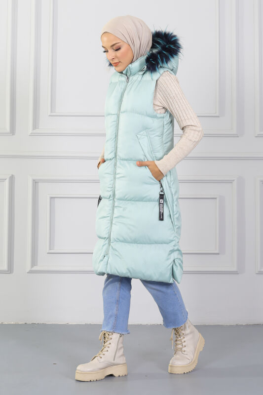 North İce Şişme Yelek TS0569 Mint - 3