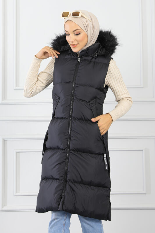 North İce Şişme Yelek TS0569 Siyah - 5