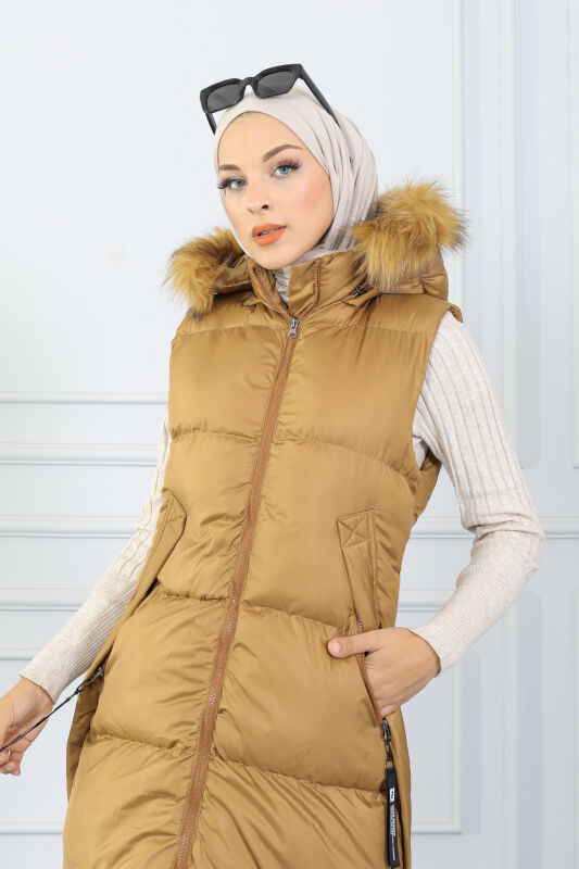 North İce Şişme Yelek TS0569 Taba - 6