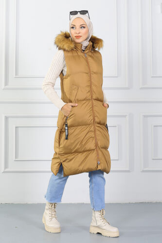 North İce Şişme Yelek TS0569 Taba - 3