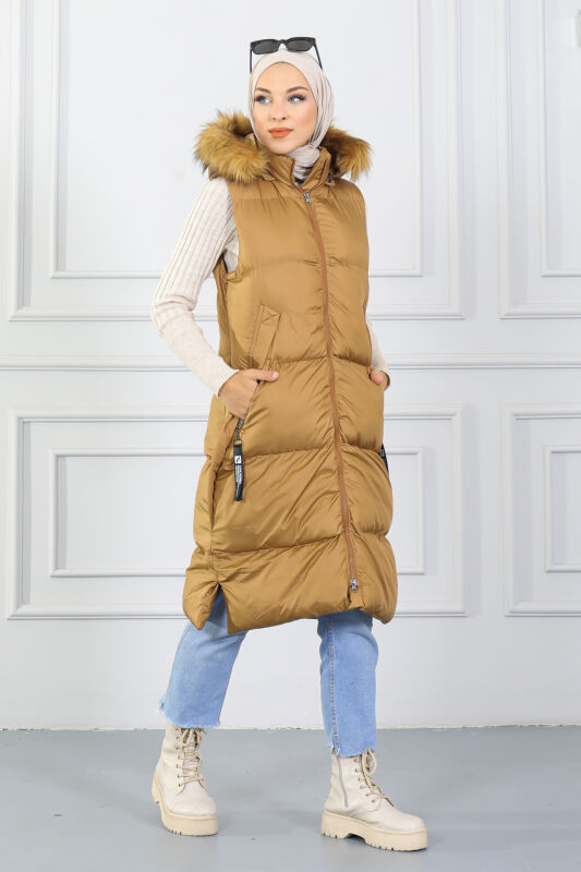 North İce Şişme Yelek TS0569 Taba - 3
