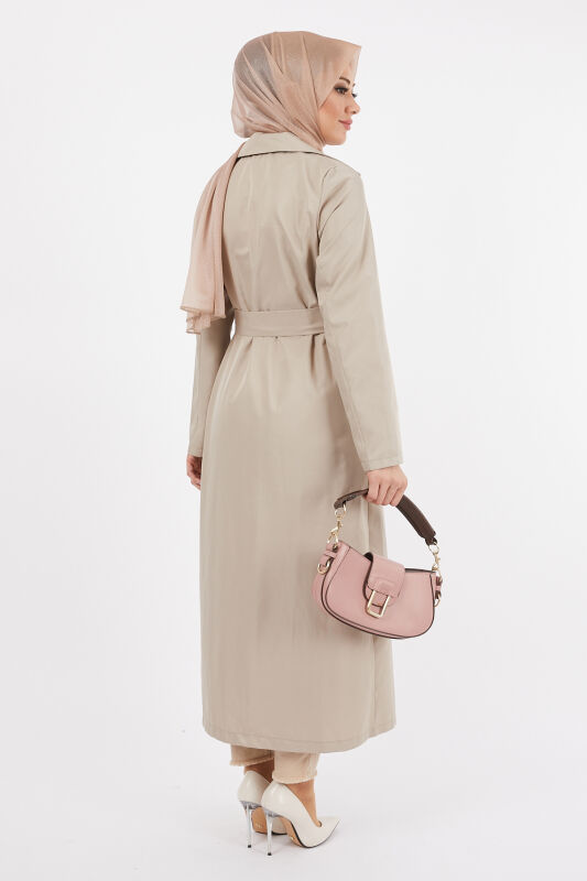 Yeleli Trenç TS0339 Bej - 5