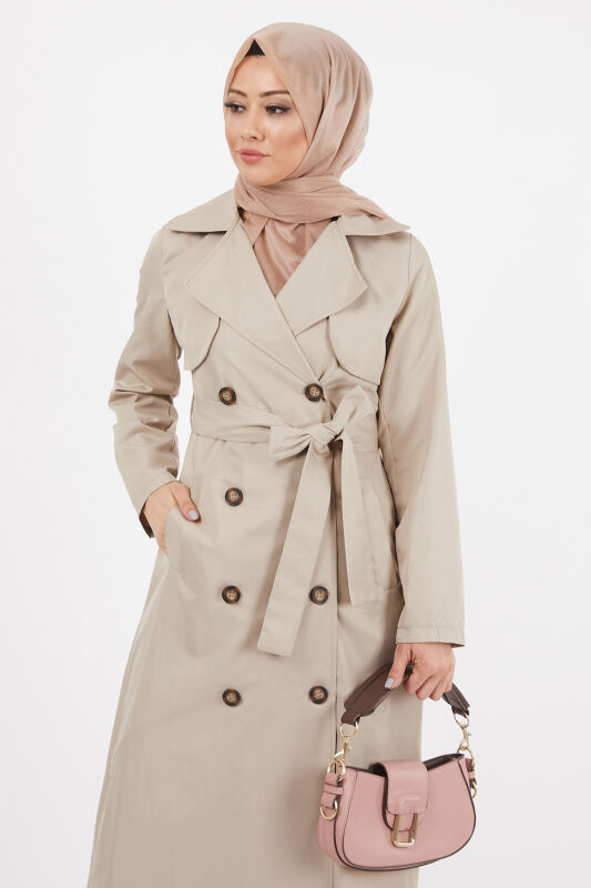 Yeleli Trenç TS0339 Bej - 4